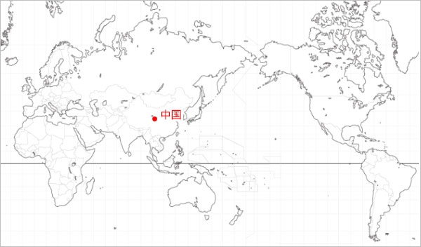 世界地図 リバーストーンの産地の画像